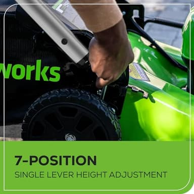 Greenworks 80V 21" Brushless Cordless (Self-Propelled) Lawn Mower (LED Headlight + Aluminum Handles), (2) 4.0Ah Batteries and Rapid Charger Included (75+ Compatible Tools) - Image 6