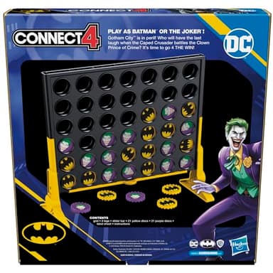 Connect 4 Batman Game | Batman-Themed 4 in a Row Game | Ages 6 and Up| for 2 Players | Strategy Board Games for Kids and Families (Amazon Exclusive) - Image 2