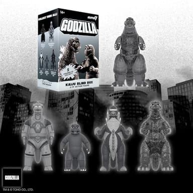 Super7 Toho Godzilla Blind Box Flat - (12 Pack) 3.75" Toho Godzilla Action Figures Classic Cartoon Collectibles and Retro Toys - Image 3