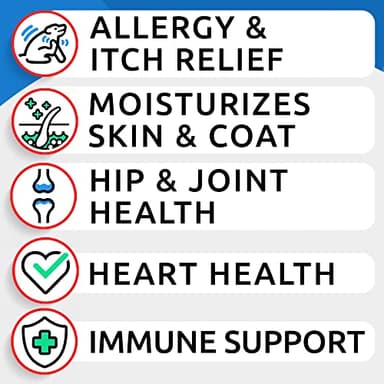 BARK&SPARK Omega 3 for Dogs - 180 Fish Oil Treats for Dog Shedding, Skin Allergy, Itch Relief, Hot Spots Treatment - Joint Health - Skin and Coat Supplement - EPA & DHA Fatty Acids - Alaskan Salmon - Image 8