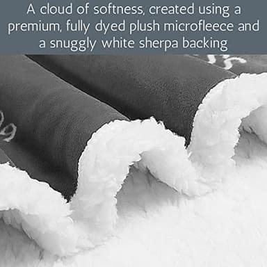 FILO ESTILO Mom Gifts for Birthday, Mothers Day Throw Blanket from Daughter or Son, Thoughtful, Unique, Quality Presents to Say Love You, 60x50 Inches (Gray, Sherpa) - Image 7