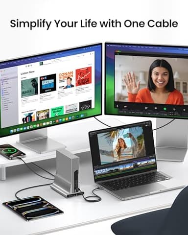 Silkland USB 4 for Thunderbolt 4 Cable 1FT, 40Gbps Data Transfer, 240W PD 3.1 Fast Charging, 8K/5K@60Hz, Short USB C Data Cable, Compatible for SSD, MacBook, iPhone 17/16, Docking, Hub - Image 8