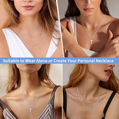 Jewlpire 925 Sterling Silver Chain for Women Girls 0.8mm Box Chain Lobster Claw Clasp - Italian Necklace Chain - Super Thin & Strong - Friendly Price & Quality 18 Inch - Image 5