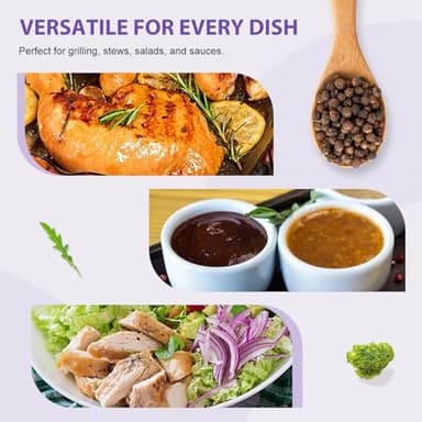 Soeos Whole Black Pepper, 9.5 Ounce (270g), Non-GMO, Kosher Certified, Whole Peppercorn Perfect for Grinder, Black Peppercorns Ideal for Red Meat, Chicken, Fish - Image 7