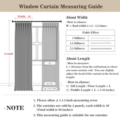 MYSKY HOME Linen Blackout Curtains 96 inches 2 Panels Set Pinch Pleated 100% Room Darkening for Living Room Bedroom Thermal Insulated Light Block Window Drapes Width 40", 2 PCs - Image 8