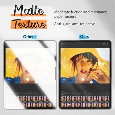 [2 Pack] Paper Screen Protector for iPad 10th generation (2022) / 11th generation (A16, 2025), Write and Draw Like on Real Paper/Matte/High Sensitive/Anti Glare - Image 4