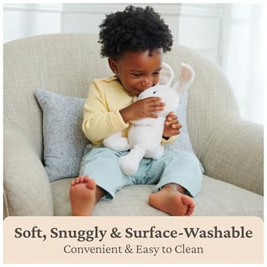 GUND Baby Peek-a-Boo Flora Bunny Plush, Bunny Rabbit Stuffed Animal, Baby Toy for Ages 0 and Up, Cream, 7" (Batteries Not Required) - Image 6