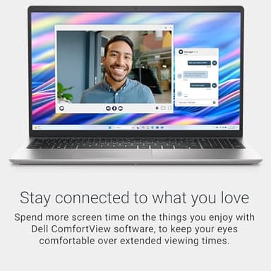 Dell 15 Laptop DC15250-15.6-inch FHD 120Hz Display, 13th Gen Intel Core i7-1355U, 16GB DDR4 RAM, 512GB SSD, Intel UHD Graphics, Windows 11 Home, Onsite Service - Platinum Silver - Image 4