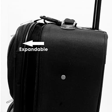 Travel Select Amsterdam Expandable Rolling Upright Luggage, Navy, 4-Piece Set - Image 9