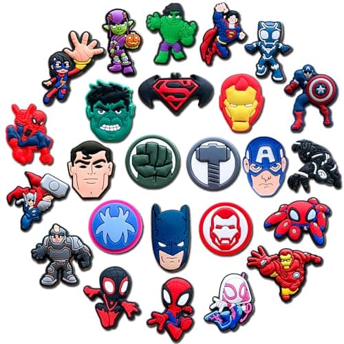 25 40pcs Shoe Charms for Croc Shoes, Cute Clog Decorations for Adults Men Women (25Pcs) - Image 1