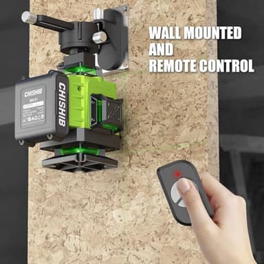 16 Lines Green Laser Level Kit -4x360° 4D Self-Leveling Cross Line Laser Level, Rotary Base and Accessories for Construction, Home Improvement and Picture Hanging,Portable Hard Carry Case Included… - Image 7