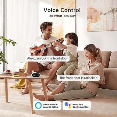 Smart Deadbolt, SMONET Fingerprint Electronic Deadbolt Door Lock with Keypad-Bluetooth Keyless Entry Front Door Digital Keypad App Control, Ekeys Sharing, App Monitoring Auto Lock for Homes and Hotel - Image 3