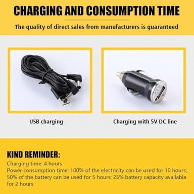 wartleves Wireless Trailer Lights Magnetic,Wireless Trailer Lights,2025 New Led Wireless Tail Lights for Trailer,Rechargeable Towing Light Kit with Powerful Suction Base for Trucks,Boat,RV,Vehicle - Image 6