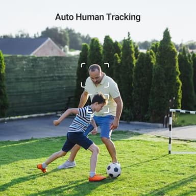 ANSQUE Security Cameras Wireless Outdoor Home System, 4 Camera Kit, No Subscription Fees, Solar Powered, Local Storage, 365-Day Battery Life, 360°PTZ Surveillance, Auto Tracking, 2K Color Night Vision - Image 6
