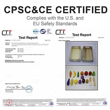 Wooden Play Food for Kids Kitchen Cutting Fruits Toys for Toddlers Pretend Vegetables Gift for Boys Girls Educational Toys - Image 8