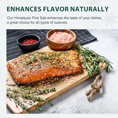 Soeos Himalayan Pink Salt, Coarse Grain, 16 Oz (1 Pound), Pink Himalayan Sea Salt for Grinder Refill - Image 3