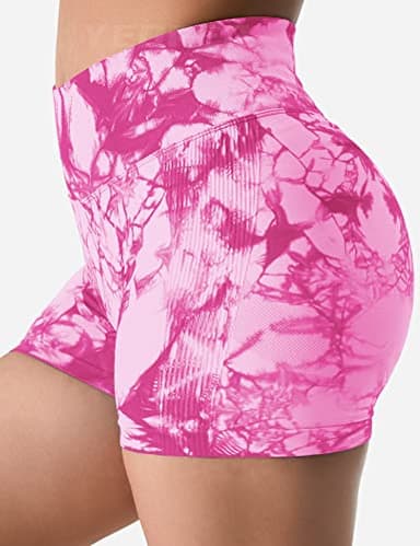 YEOREO Professional Women Workout Shorts 3.6" Scrunch Shorts Seamless High Waisted Contour Gym Yoga Biker Shorts - Image 3