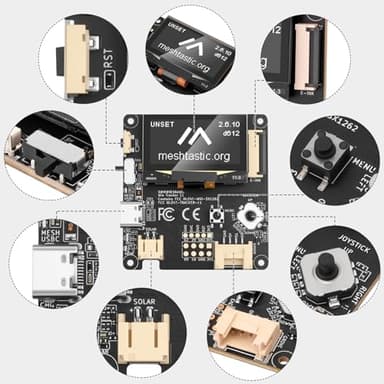Wio Tracker L1 Development Board Wio SX1262 nRF52840 Module for Ar duino Meshtastic LoRa, Blue tooth 5.0 GPS GNSS, 1.3" OLED, Support Battery Type-C and Solar Charge, Power Efficiency & Rich Interface - Image 6