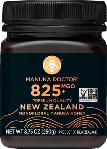 Manuka Doctor - MGO 825+ Manuka Honey Monofloral, 100% Pure New Zealand Honey. Certified. Guaranteed. Raw. Non-GMO (8.75 oz) - Image 1