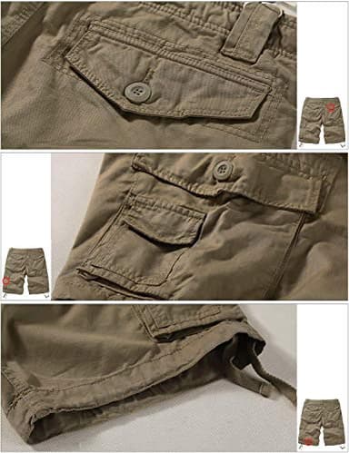 Match Men's Twill Comfort Cargo Short Without Belt #S3612 (Label Size 3XL/38 (US 36), Light Khaki) - Image 6