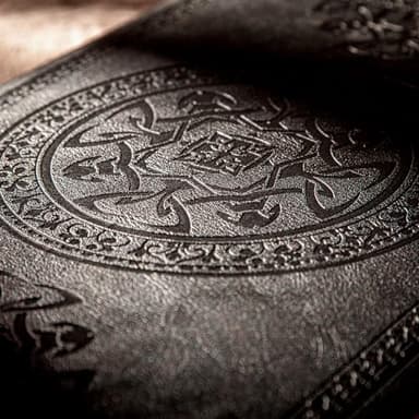 CAGIE Lined Journal for Men Soft Cover Notebook Leather Journals for Writing, 180 Lay Flat Vintage Mens Journal Personal Diary, 5.7'' X 8.3'', Black - Image 3