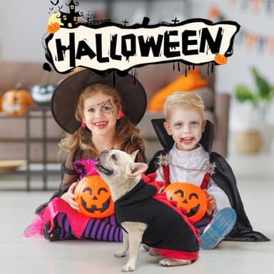 SCENEREAL Dog Dinosaur Costume, Funny Dog Halloween Costume, Dinosaur Dog Apparel for Small Medium Dogs Cats, Warm Fleece Pet Clothes Dog Hoodie for Yorkie Chihuahua Jumpsuit, Black M - Image 6