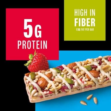 KIND Seeds Fruit & Nuts Snack Bar, Strawberry Sunflower Seed | 5g Protein, High Fiber, Gluten Free Bars, 1.4 OZ, 12 Count - Image 8