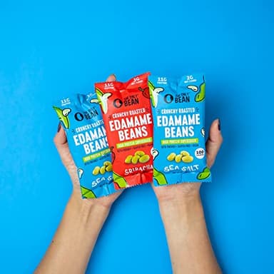 The Only Bean Crunchy Roasted Edamame - Healthy Snacks for Adults and Kids (Variety Pack), Low Carb Keto Snack Food, Vegan Gluten Free High Protein Snacks (11g), Office Snack, 0.9oz 24 pack - Image 8