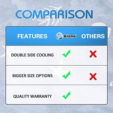 Ailemei Direct Cooling Throw Blanket with Double Sided Cold Effect, Lightweight Breathable Summer Coastal Theme Bed Blanket, Transfer Heat to Keep Body Cool for Hot Sleepers Night Sweats,50"x70" - Image 9