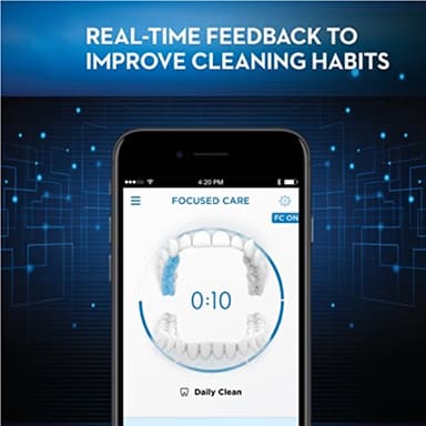 Oral-B 7500 Electric Toothbrush with Replacement Brush Heads and Travel Case, Black - Image 5