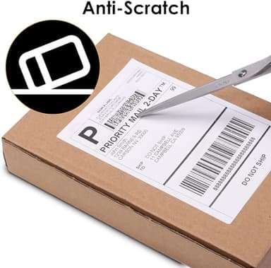 Omezizy 4x6 Thermal Labels, 2 Packs of 500 4x6 Fold Labels - Compatible with JADENS, ASprink, Phomemo, Rollo, Zebra, Omezizy and Other Thermal Printers - Image 5