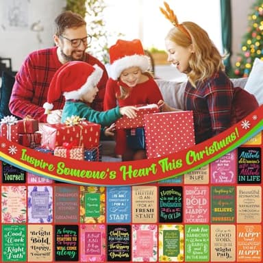 24 Pcs Mini Inspirational Notebooks Bulk with 24 Pcs Colorful Pens, Small Pocket Journal Notepads Set, Motivational Bulk Gifts for Women Men Teacher Student Kids, Fun Mother's Day Gift B,3.5"x5.5" - Image 7