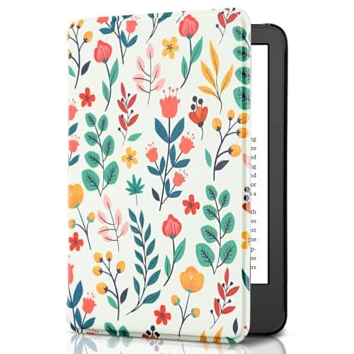 CoBak Case for All New 6 Inch E-Reader 2024 and 2022 (11 Generation) - PU Leather Smart Cover, Auto Sleep and Wake, not Compatible with Kobo Clara - Image 1