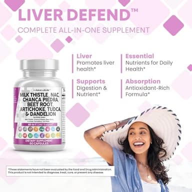 Clean Nutraceuticals Milk Thistle NAC Chanca Piedra Beet Root Artichoke Dandelion Root - Liver Cleanse Detox & Repair Supplement Plus TUDCA Choline & Ginger 60 Count - Image 6