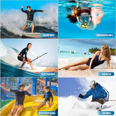 2PCS Waterproof Phone Pouch, [3D Design] IPX8 Waterproof Phone Case for iPhone 15 14 13 Pro Max Plus Galaxy S24 S23 Google Up to 8", Dry Bag Beach Essentials for Cruise Travel,Black/Blue - Image 7