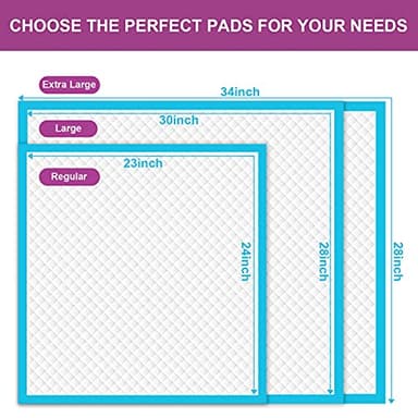 IMMCUTE Dog Pee Pads Extra Large 28"x34", X-Large Training Puppy Pee Pads Super Absorbent & Leak-Proof, XL Disposable Pet Piddle Pad and Potty Pads for Dogs, Puppies, Doggie (XLarge:28"*34"- 30 Ct) - Image 6