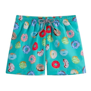 PZFGWKJDS Boys Swim Trunks Toddler Swim Shorts Little Boys Bathing Suit Swimsuit Toddler Boy Swimwear Donut 10-12 Years - Image 1