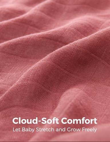 Momcozy Muslin Swaddle Blankets for Baby Boys and Girls, 4-Pack Breathable and Skin-Friendly Receiving Blanket Wrap, Baby Essentials, Registry & Gift, 47 x 47 inches - Image 9