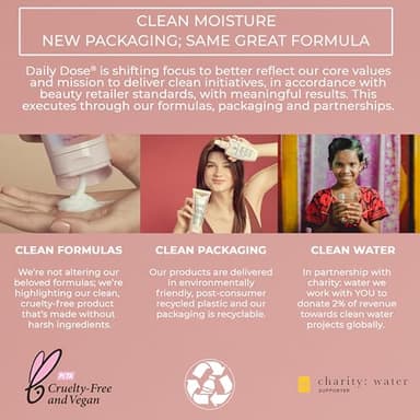 DAILY DOSE Effortless Detangler Spray & Leave In Conditioner for Dry, Damaged, & Frizzy Hair. Instantly Softens, Smooths & Adds Shine. For Kids & Adults. Award-winning, Vegan, Sulfate-Free, Color Safe - Image 4