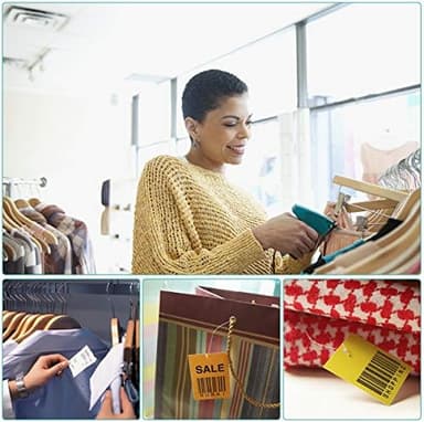 Price Tagging Gun for Clothing,(Not Stitch Gun) Standard Retail Price Tag Attacher Gun for Clothes with 6 Needles & 1000pcs 2" Barbs Fasteners for Store - Image 3