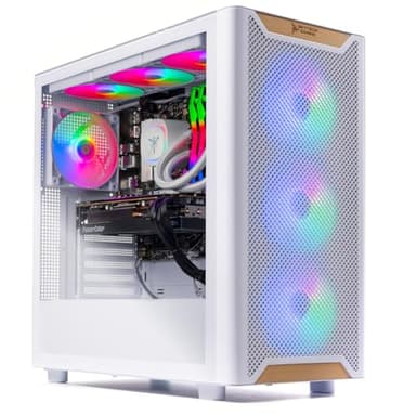 Skytech Gaming Chronos 3 Desktop PC, Ryzen 7 7700X 4.5 GHz (5.4GHz), NVIDIA RTX 5070 12GB, 1TB NVMe SSD, 32GB DDR5 RAM 5600 RGB, 850W Gold PSU, 360mm ARGB AIO, Wi-Fi, Win 11 - Image 1