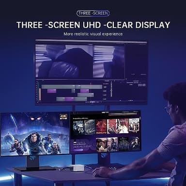 ACEMAGICIAN Mini PC Computers, 16GB LPDDR5 512GB M.2 SSD Desktop Mini Computers, 12th Gen N100 (up to 3.4GHz), Micro Pc with 3 HDMI Support 4K UHD, Dual Gigabit Ethernet, 2.4G/5G WiFi/BT4.2 - Image 6