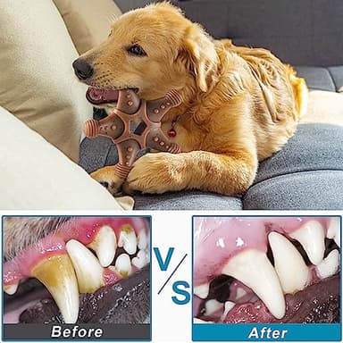 Dog Toys for Aggressive Chewers, Indestructible Toys for Large Dogs, Dog Chew for Large Medium Small Breed, 3 Pack Super Chewer with Tough Nylon, Gift for Dogs - Image 4