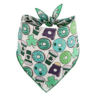 BoomBone St Patricks Day Dog Bandana 3 Pack - Triangle Bibs Pet Scarf for Small to Large Dogs and Cat - Image 6