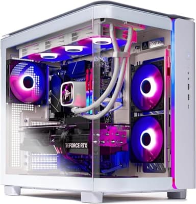Skytech King 95 Gaming PC Desktop, Intel i7 14700F 2.1 GHz (5.3GHz Turbo Boost), NVIDIA RTX 5070 12GB GDDR7, 1TB Gen4 SSD, 32GB DDR5 RAM 6000 RGB, 850W Gold PSU, 360mm ARGB AIO, Wi-Fi, Win 11 Home - Image 1