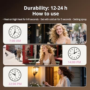 7-in-1 Hair Dryer Brush & Hair Styler, Fast Drying Blow Dryer & Curling StylingTool, Hot Air Styler No Heat Damage, Powerful Multi-Styler for Curling Volumizing Straightening Styling (Blush Pink) - Image 8