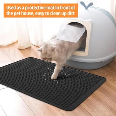 Silicone Stove Top Covers for Electric Stove, 28" x 20" Stovetop Cover, Dish Drying Mat XL for Kitchen, Stove Mat Protector, Heat Resistant Cooktop Cover, Flat Range Stovetop Protector, Black - Image 5