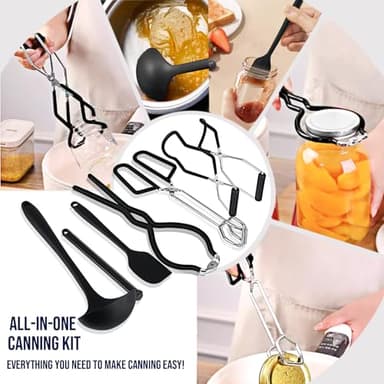 Canning Pot-Canning supplies starter kit, Stainless Steel Canning Tool Kit，Water bath canner with rack for canning. - Image 6