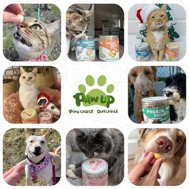 PAWUP Freeze Dried Chicken Liver Pet Treats, High Protein Freeze-Dried Pet Food for Dogs, Cats, Fresh Ingredient Snacks, 4.6 oz, Rawhide Free&Grain Free - Image 8