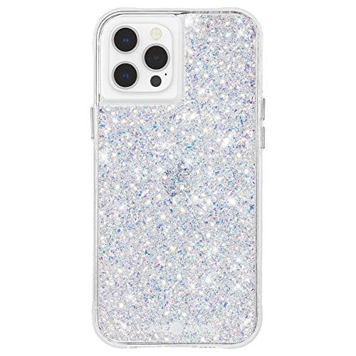 Case-Mate iPhone 12 Pro/iPhone 12 Case - Twinkle Stardust with 10ft Drop Protection & Wireless Charging - Luxury Bling Glitter Cover - Shockproof Materials, Anti Scratch Tech - Image 1